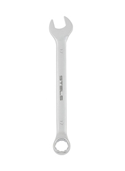 Stels 17mm CRV Matt Chrome Combination Wrench, Silver