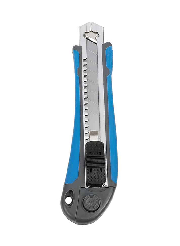 Gazelle 18mm Plastic Snap-Off Knife, G80105, Blue/Grey