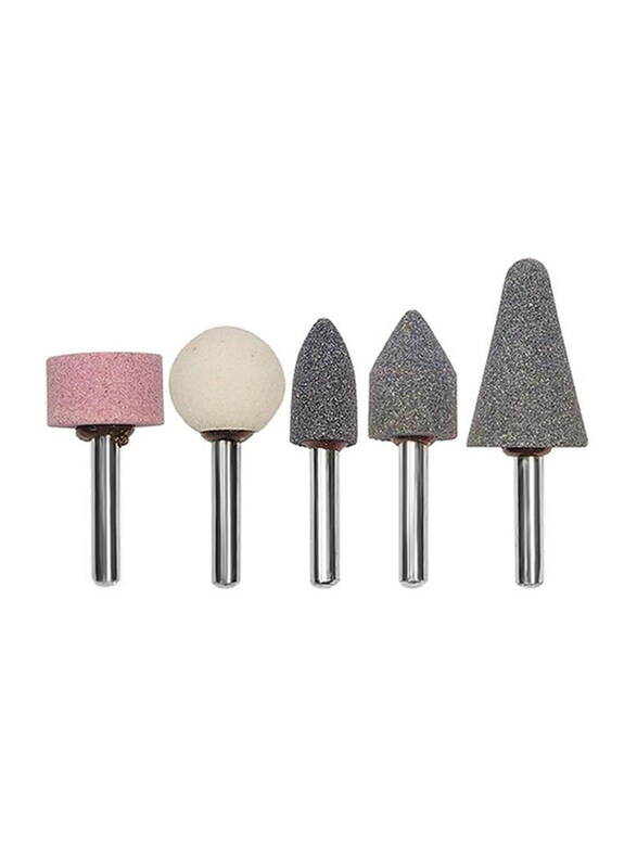 

MTX 5 Piece Grinding Stones for Drill, 760209, Pink/White