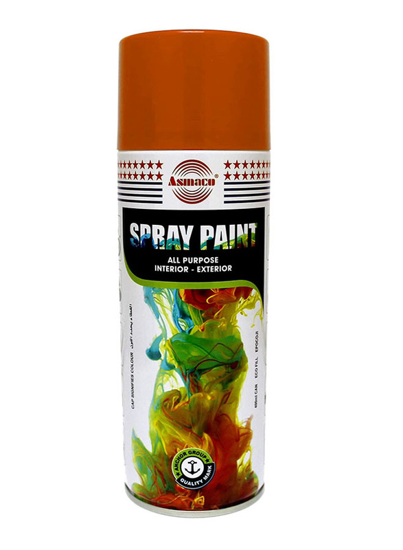 Asmaco Spray Paint, 400ml, Fluorescent Orange