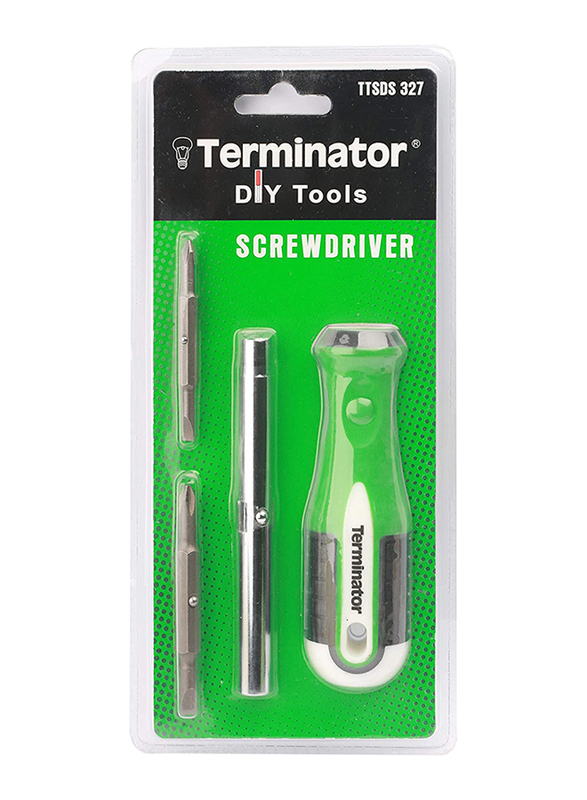 Terminator 6-Piece Screwdriver Tool Set, TTSDS 327, Green