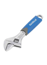 Gazelle 10-inch Adjustable Wrench, G80163, Blue/Silver