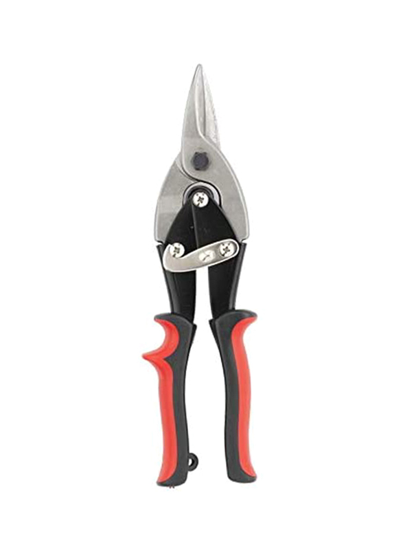 Matrix 250mm Straight Cut Tin Snips for Thin Metal with Rubber-Coated Handles, 783309, Multicolour