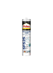 Pattex 280ml Silicone Sanitary Sealant, SF525, White