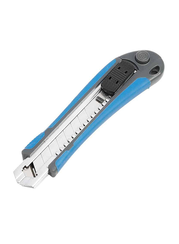 Gazelle 18mm Plastic Snap-Off Knife, G80105, Blue/Grey