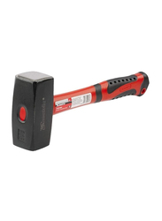 Matrix 2000g Sledge Hammer with Rubber Coated Handle, 109219, Black/Red