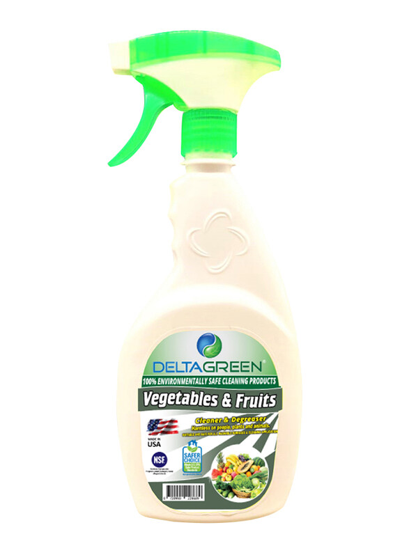 

Delta Green Vegetables & Fruits Liquid Cleaner & Degreaser, 650ml