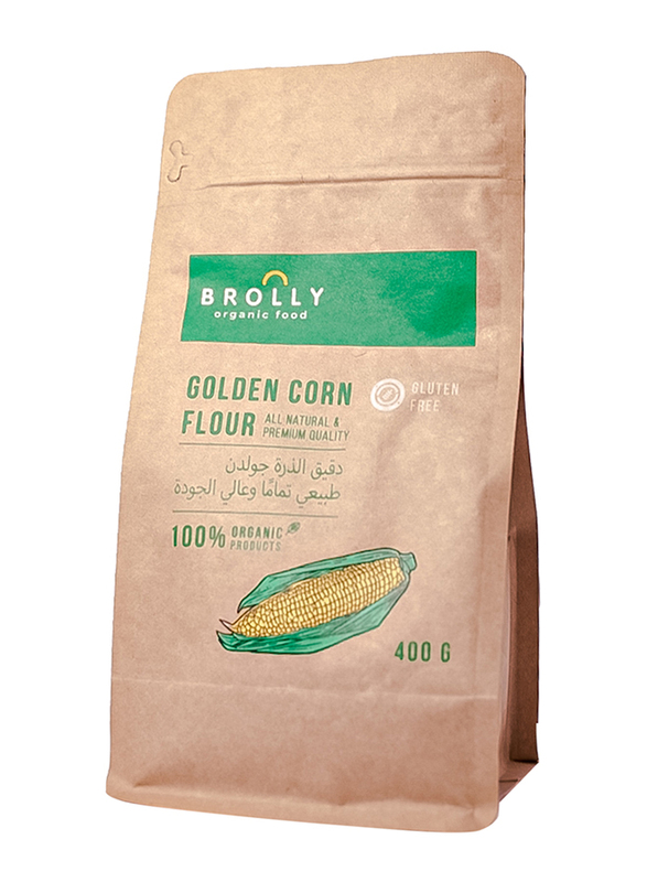 Brolly Organic Golden Corn Flour, 400g
