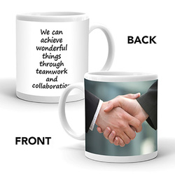 Ajooba Dubai Teamwork Collaboration Mug 1002, White