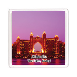 Ajooba Dubai Souvenir Magnet Atlantis 0007, Transparent