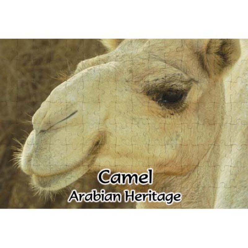 Ajooba Dubai Souvenir Puzzle Camel Arabian Heritage MCA 0008, White