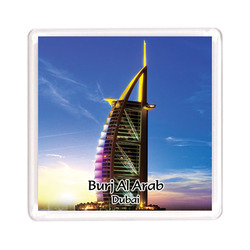 Ajooba Dubai Souvenir Magnet Burj Al Arab 0042, Transparent