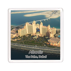 Ajooba Dubai Souvenir Magnet Atlantis 0016, Transparent
