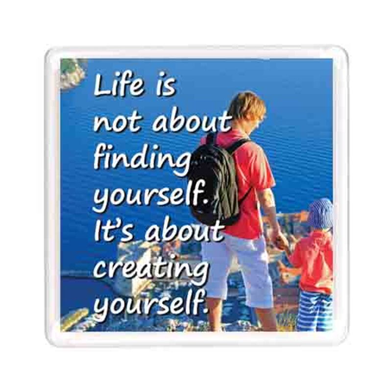 Ajooba Dubai Motivation Magnet 7691, Transparent