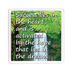 Ajooba Dubai Motivation Magnet 2131, Transparent