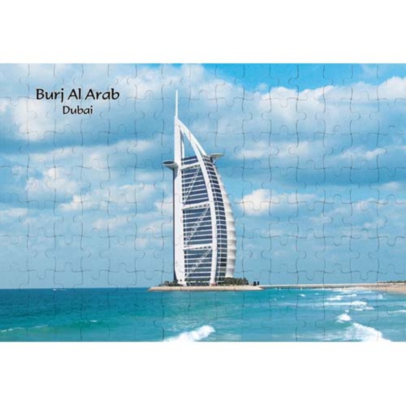 Ajooba Dubai Souvenir Puzzle Burj Al Arab 0061, White