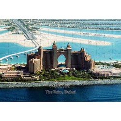 Ajooba Dubai Souvenir Puzzle Atlantis 0010, White