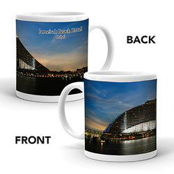 Ajooba Dubai Souvenir Mug Jumeirah Beach Hotel 0005, White