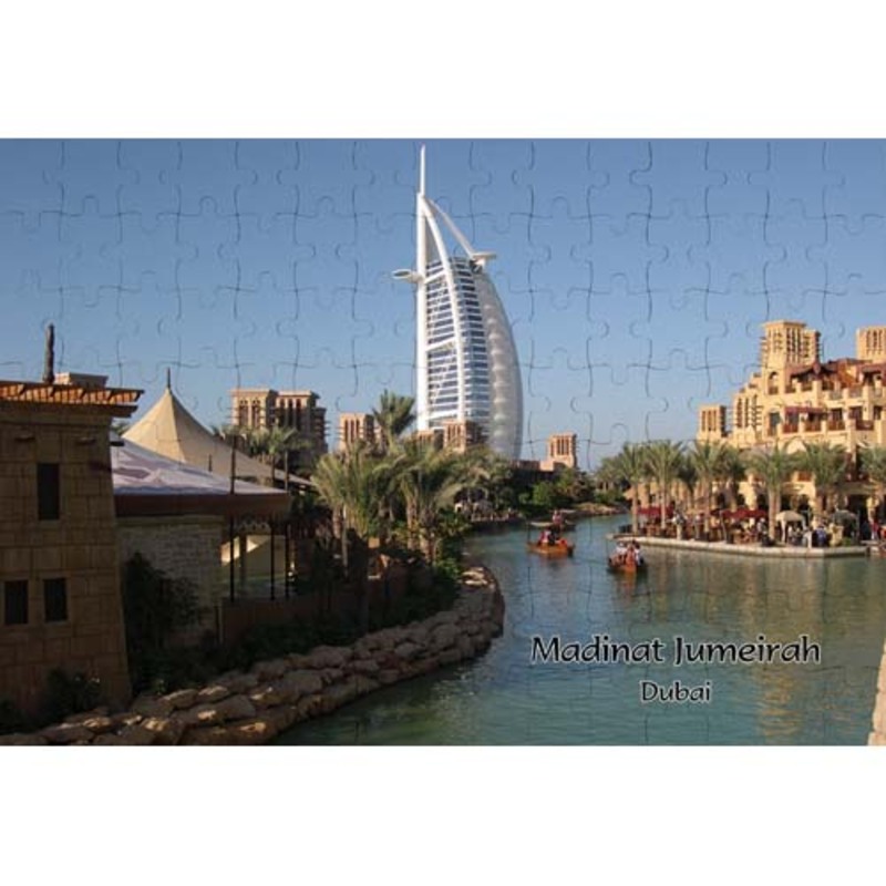 

Ahmed Al Maghribi Perfumes Ajooba Dubai Souvenir Puzzle Burj Al Arab 0054, White