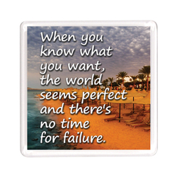 Ajooba Dubai Motivation Magnet 2130, Transparent