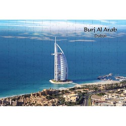 Ajooba Dubai Souvenir Puzzle Burj Al Arab 0005, White