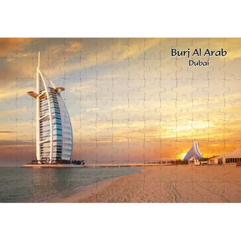 Ajooba Dubai Souvenir Puzzle Burj Al Arab 0029, White