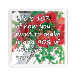 Ajooba Dubai Motivation Magnet 2143, Transparent