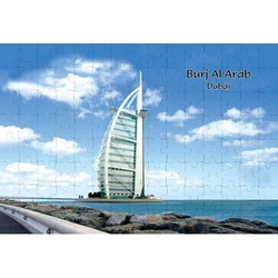 Ajooba Dubai Souvenir Puzzle Burj Al Arab 0019, White