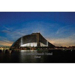 Ajooba Dubai Souvenir Puzzle Jumeirah Beach Hotel 0005, White