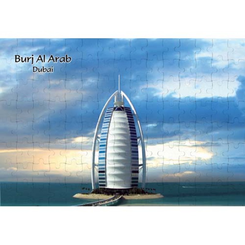 Ajooba Dubai Souvenir Puzzle Burj Al Arab 0031, White