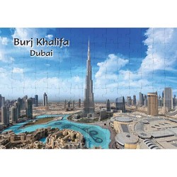 Ajooba Dubai Souvenir Puzzle Burj Khalifa 0063, White