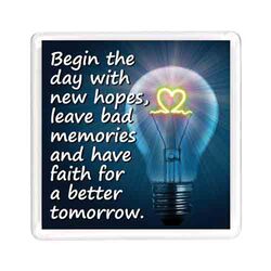 Ajooba Dubai Motivation Magnet 7704, Transparent