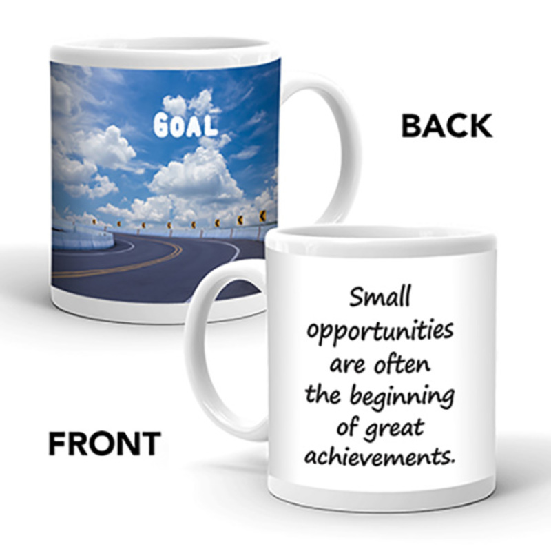 Ajooba Dubai Motivation Mug 7675, White