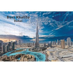 Ajooba Dubai Souvenir Puzzle Burj Khalifa 0030, White