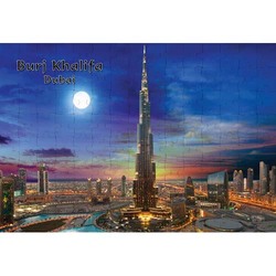 Ajooba Dubai Souvenir Puzzle Burj Khalifa 0055, White