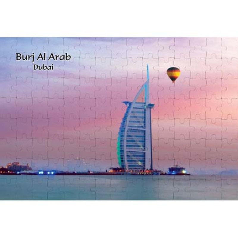 Ajooba Dubai Souvenir Puzzle Burj Al Arab 0048, White