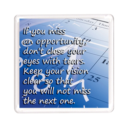 Ajooba Dubai Motivation Magnet 2216, Transparent