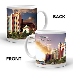 Ajooba Dubai Souvenir Mug Atlantis 0013, White