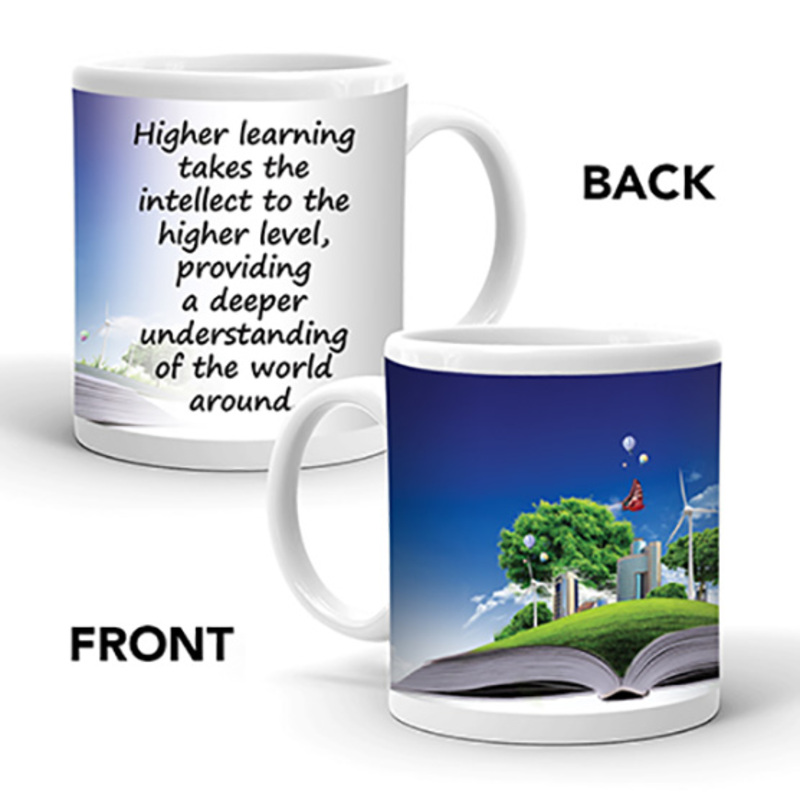 Ajooba Dubai Education Learning Mug 8518, White