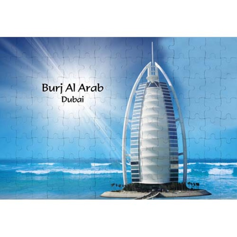 Ajooba Dubai Souvenir Puzzle Burj Al Arab 0007, White