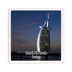 Ajooba Dubai Souvenir Magnet Burj Al Arab 0008, Transparent