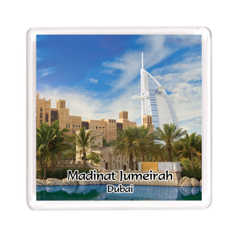 Ajooba Dubai Souvenir Magnet Burj Al Arab 0006, Transparent
