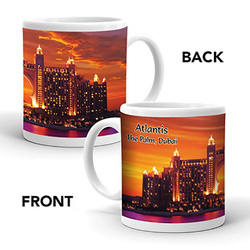 Ajooba Dubai Souvenir Mug Atlantis 0011, White