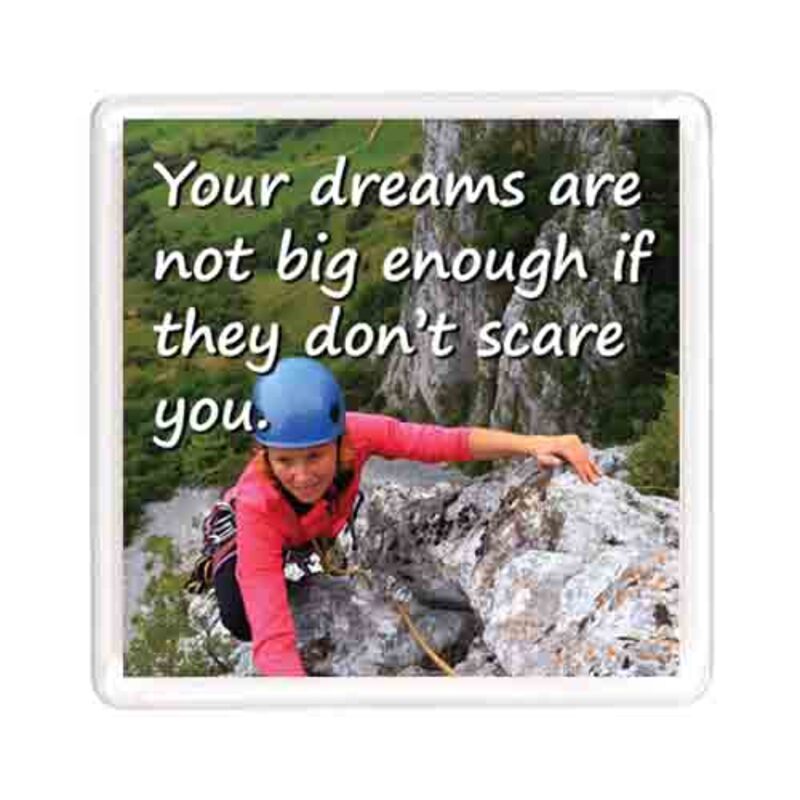 Ajooba Dubai Motivation Magnet 7687, Transparent