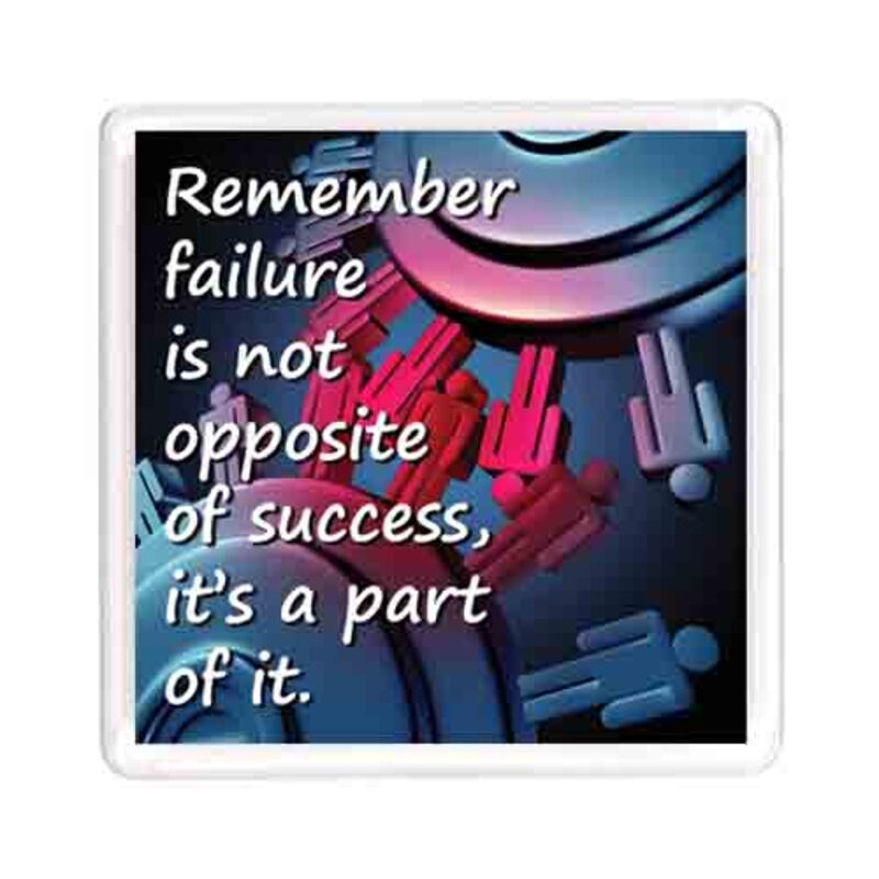 Ajooba Dubai Motivation Magnet 7699, Transparent