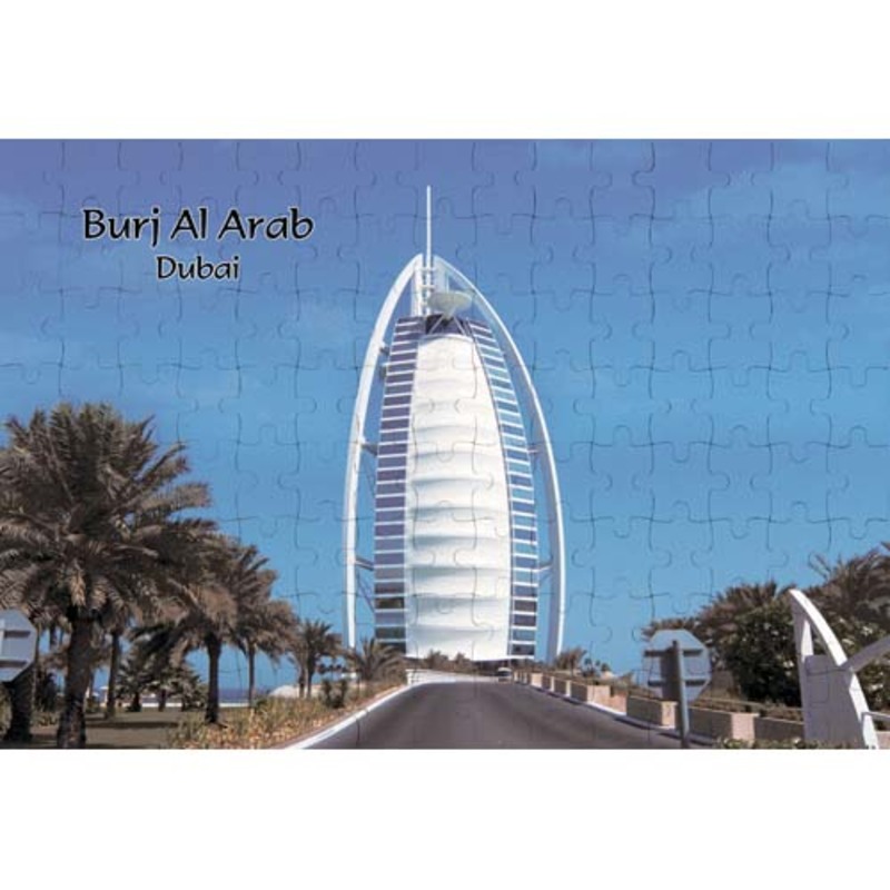 

Ahmed Al Maghribi Perfumes Ajooba Dubai Souvenir Puzzle Burj Al Arab 0016, White