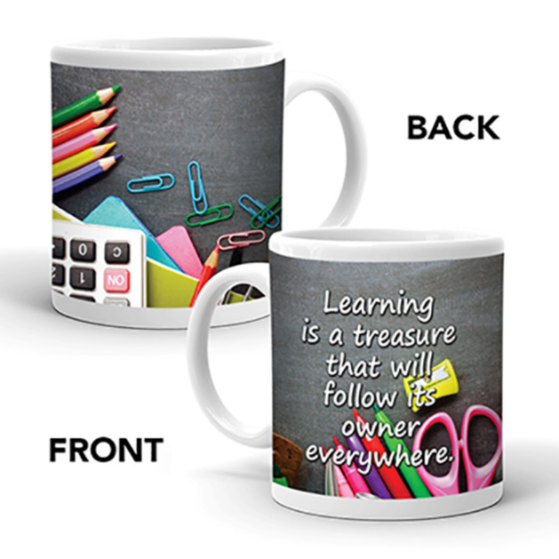 Ajooba Dubai Education Learning Mug 8528, White