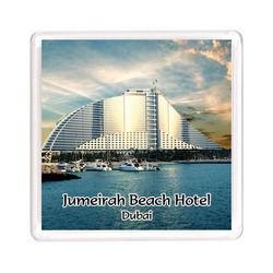 Ajooba Dubai Souvenir Magnet Jumeirah Beach Hotel 0003, Transparent