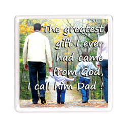 Ajooba Dubai Dad Love Magnet 2353, Transparent