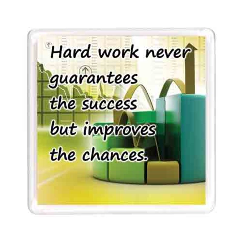 Ajooba Dubai Motivation Magnet 7663, Transparent